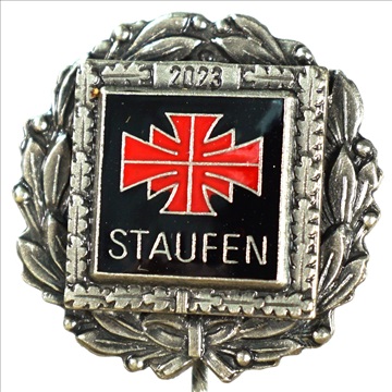 Leistungsnadel 2023 in Silber mit silbernem Kranz